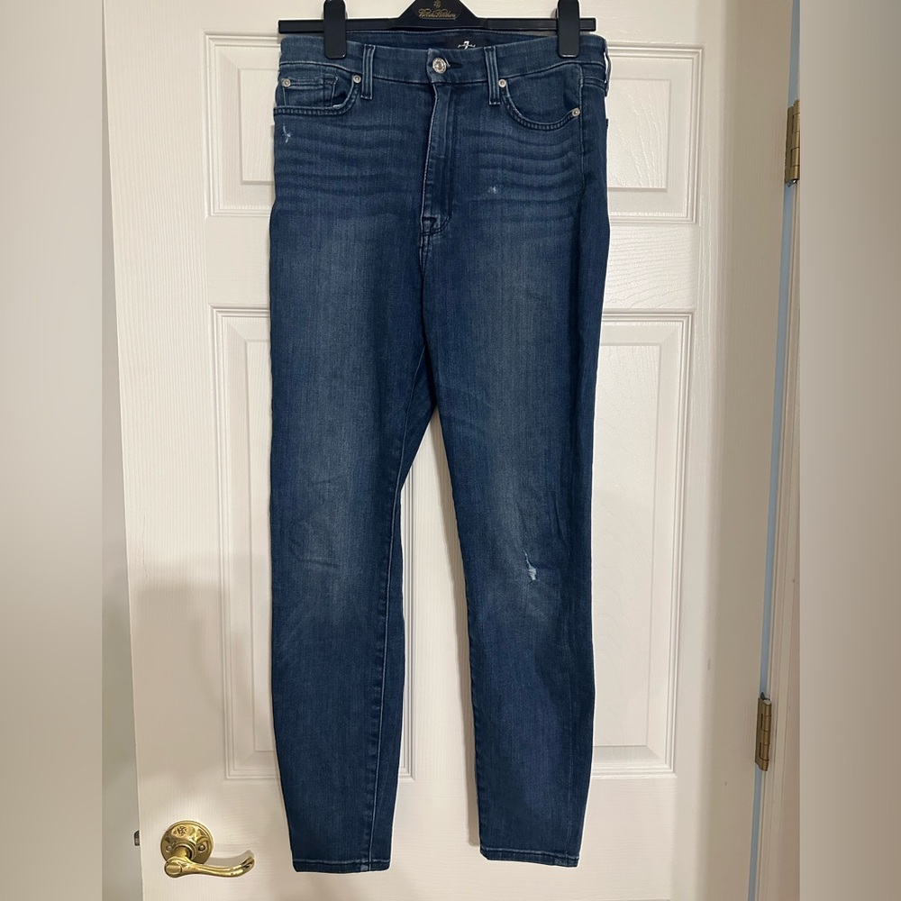 7 For All Mankind Dark Wash Denim Jeans